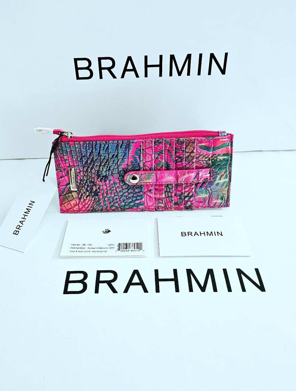 NWT Brahmin RAINBOW FISH CC Wallet